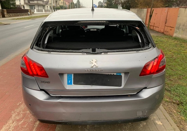 Peugeot 308 cena 29900 przebieg: 59057, rok produkcji 2018 z Kalety małe 277